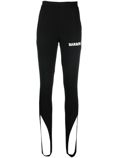 Shop Barrow Cut-out Ankle-strap Leggings In Black