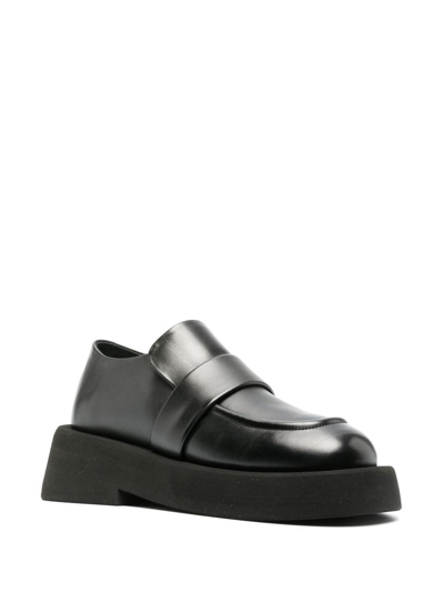 Shop Marsèll Gommellone Chunky Heel Loafers In Black