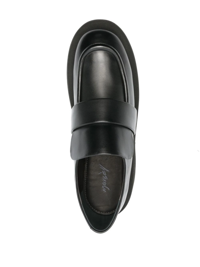 Shop Marsèll Gommellone Chunky Heel Loafers In Black