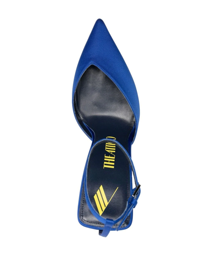 Attico Pointed-toe Stiletto Heel Pumps In Blue