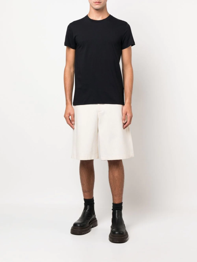 Jil Sander Short-sleeve Cotton T-shirt In Blue