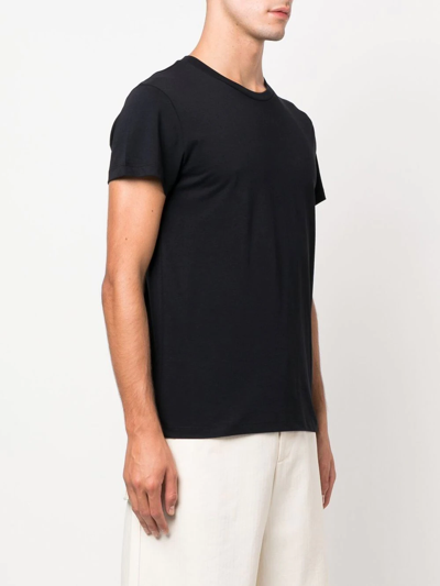 Jil Sander Short-sleeve Cotton T-shirt In Blue