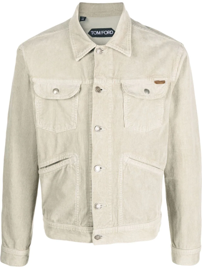 Tom Ford Men's Garment Dyed Corduroy Jacket In Unknown | ModeSens