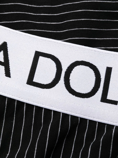 Shop Dolce & Gabbana Stripe-print Boxer Briefs In Black