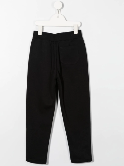 Shop Golden Goose Logo-print Track Pants In Black