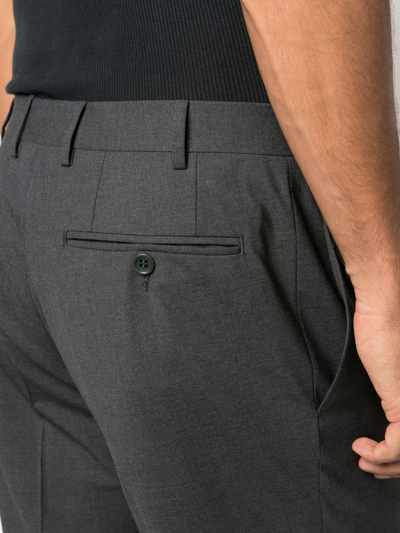 Canali Straight-leg Tailored Trousers In Grey