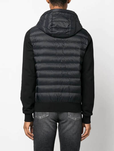 Shop Duvetica Logo-patch Quilted Jacket In Black