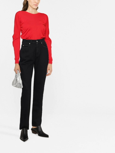Alexander Mcqueen Straight-leg Jeans In Black