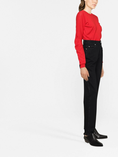 Alexander Mcqueen Straight-leg Jeans In Black
