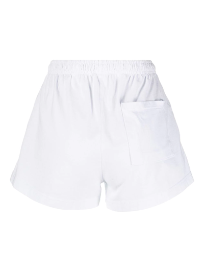 Sporty And Rich Gymnastics Logo-print Shorts In White