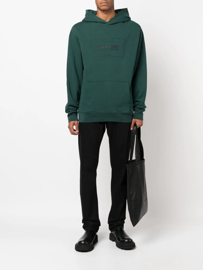 Shop Zadig & Voltaire Logo-print Hoodie In Green