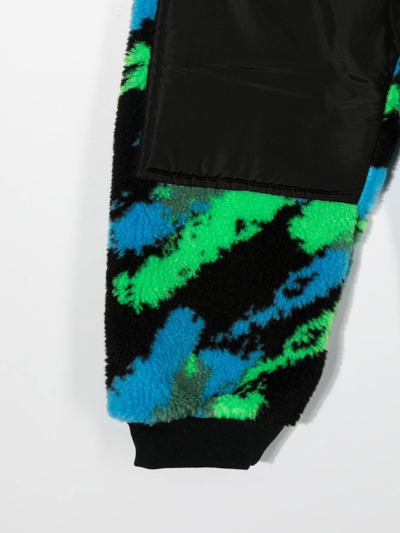 Shop Stella Mccartney Camouflage-pattern Track Pants In Black