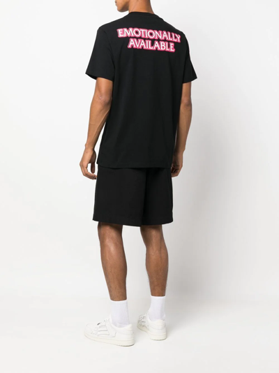 Shop Off-white Logo-print T-shirt In Black