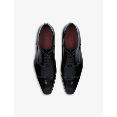 Shop Magnanni Men's Black Jadiel Patent-leather Oxford Shoes