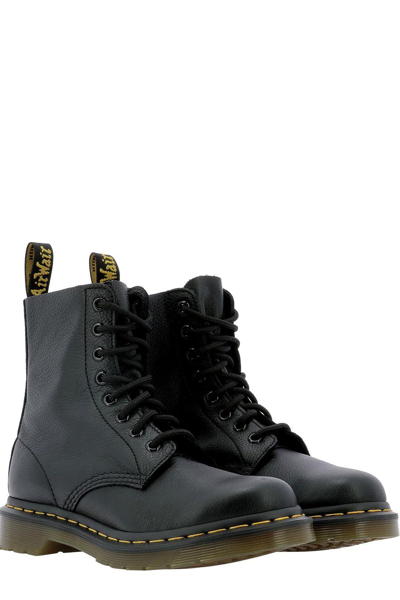 Shop Dr. Martens' Pascal Virginia Lace-up Boots In Nero