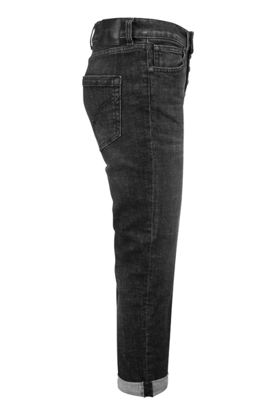 Shop Dondup Koons - Loose-fit Jeans In Black