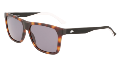 Shop Lacoste Grey Square Mens Sunglasses L972s 230 57