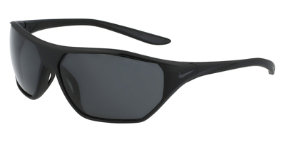 Shop Nike Dark Grey Sport Mens Sunglasses  Aero Drift Dq08 010 65 In Black,grey