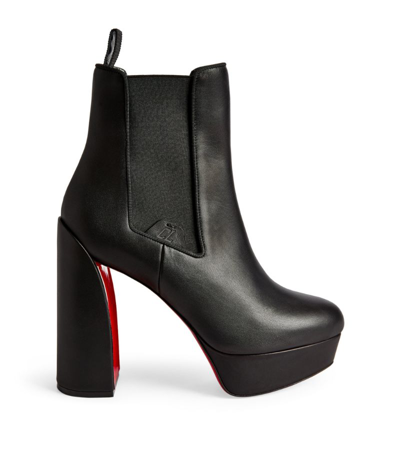 Shop Christian Louboutin Movidastic Leather Boots 130 In Black
