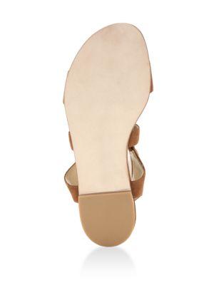 stuart weitzman roman suede flat sandals