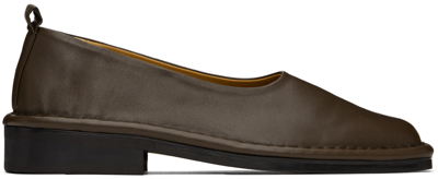 Shop Le17septembre Brown Leather Loafers