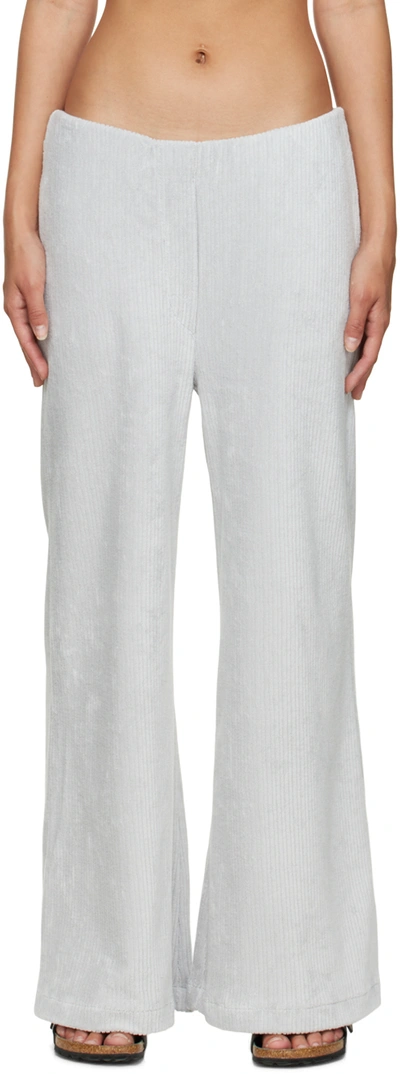Shop Baserange Ssense Exclusive Gray Iter Trousers In Gris