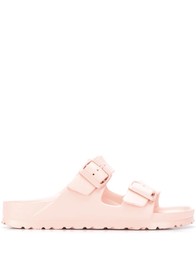 Shop Birkenstock Arizona Slip-on Sandals In Pink