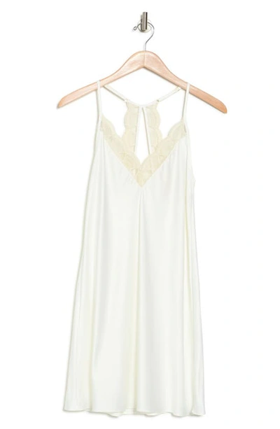 Shop Flora By Flora Nikrooz Kit Matte Chemise In Ivory