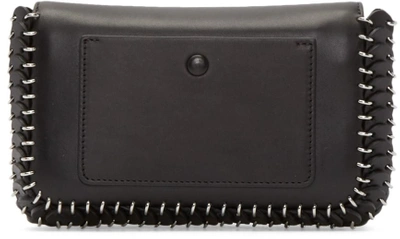 Shop Paco Rabanne Black Leather Disk Shoulder Bag