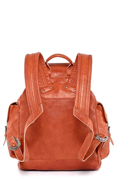 Shop Old Trend Bryan Leather Backpack In Cognac