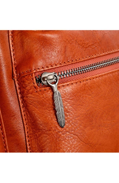 Old Trend Bryan Leather Backpack In Cognac