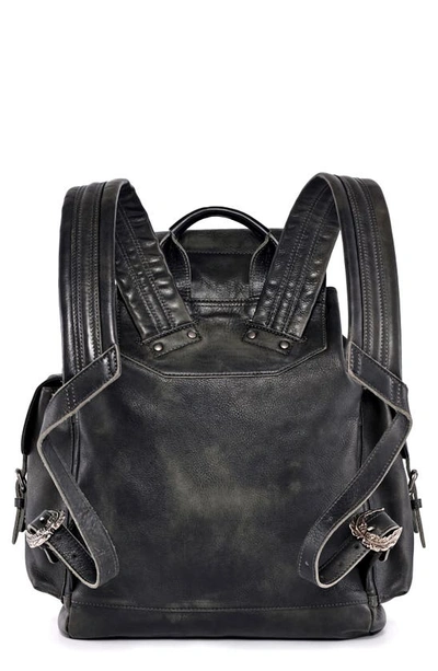 Shop Old Trend Bryan Leather Backpack In Slate