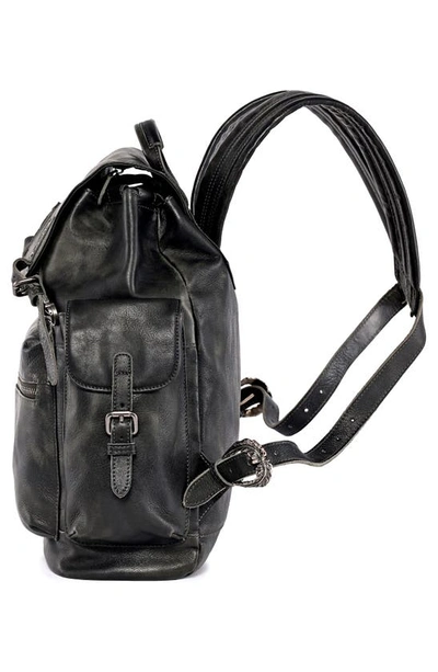 Old Trend Bryan Leather Backpack In Slate