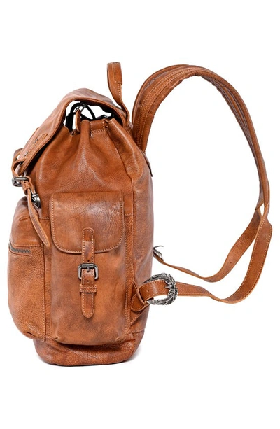 Shop Old Trend Bryan Leather Backpack In Tan