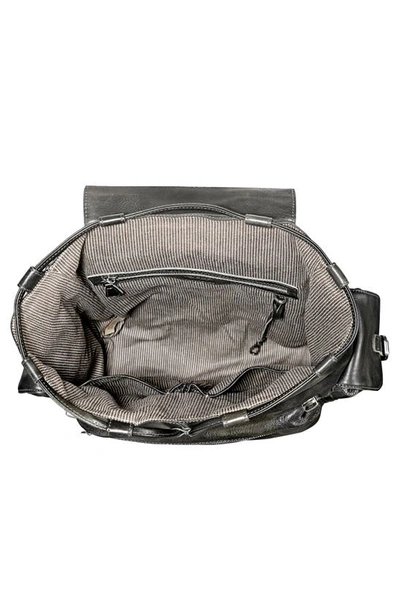 Old Trend Bryan Leather Backpack In Slate