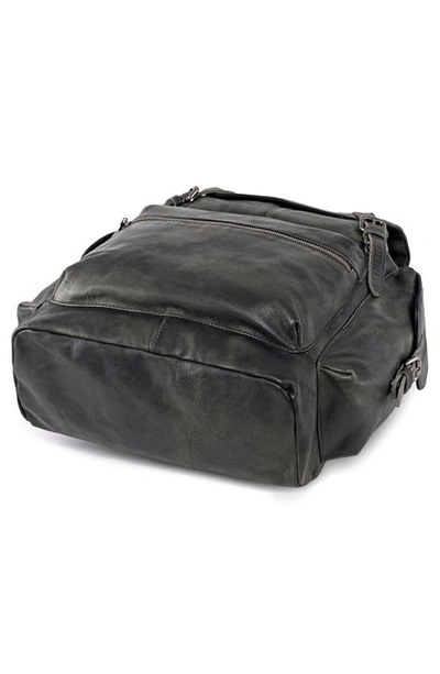 Old Trend Bryan Leather Backpack In Slate