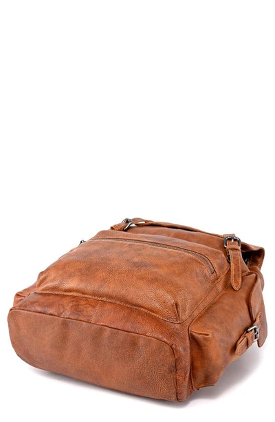 Old Trend Bryan Leather Backpack In Tan