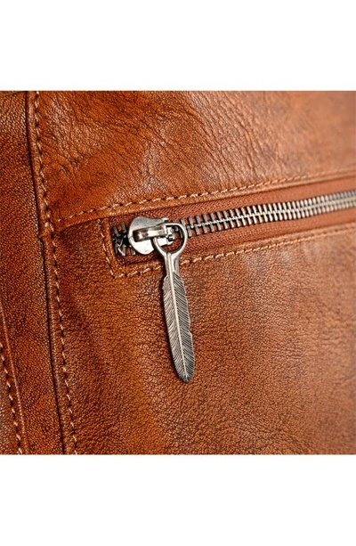 Old Trend Bryan Leather Backpack In Tan