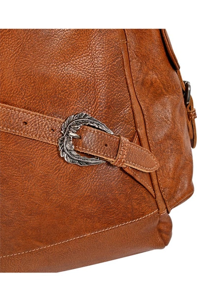 Old Trend Bryan Leather Backpack In Tan