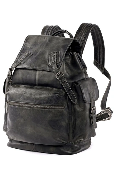 Shop Old Trend Bryan Leather Backpack In Slate