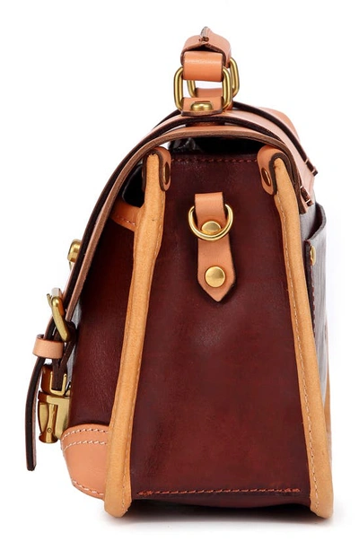 Shop Old Trend Alder Leather Mini Satchel In Brown