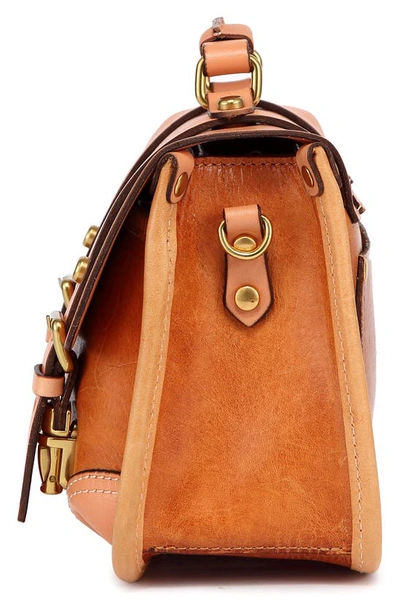 Shop Old Trend Alder Leather Mini Satchel In Caramel