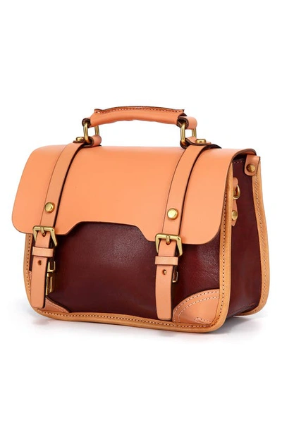 Shop Old Trend Alder Leather Mini Satchel In Brown