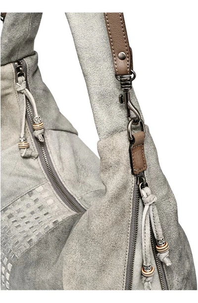 Shop Old Trend Dorado Leather Satchel In Grey