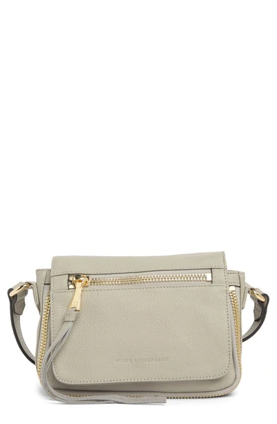 Shop Aimee Kestenberg Sorrento Leather Crossbody Bag In Elephant Grey