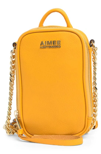 Shop Aimee Kestenberg Chelsea Crossbody Bag In Golden Root