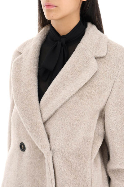 Shop 's Max Mara 'roseto' Wool And Alpaca Coat In Beige
