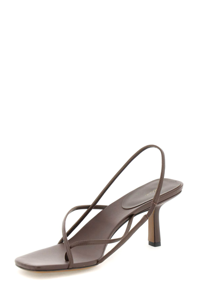 Shop Neous Nappa Leather Shamali Sandals In Brown