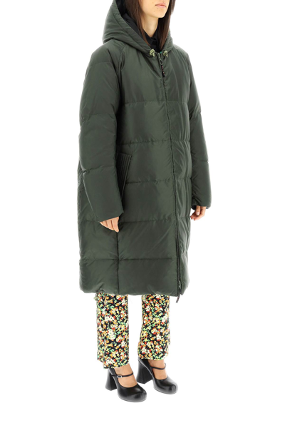 Marni Long Reversible Puffer Jacket In Green | ModeSens