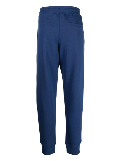 Shop Ps By Paul Smith Slim-fit Cotton Track Pants In Blue